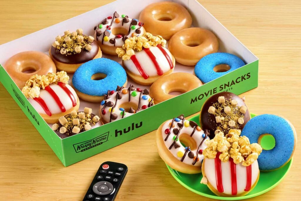 Krispy Kreme Teams Up With Hulu to Create 4 New Doughnuts Perfect for Movie Nights