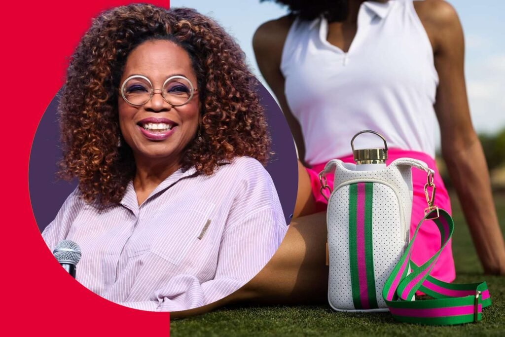 Oprah Stays Hydrated With This Chic Bag
