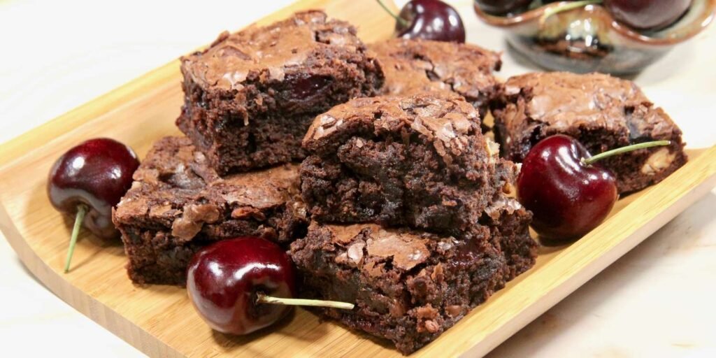 Easy Cherry Brownies Recipe