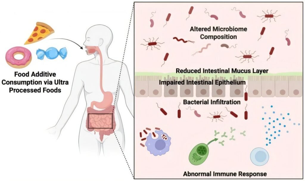 Studies show food additives could be harmful to the gut