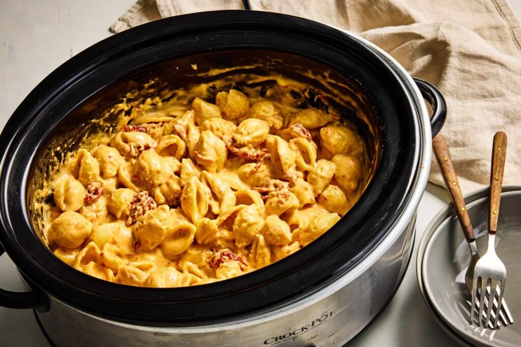 Marry Me Chicken Crockpot Mac and Cheese Recipe